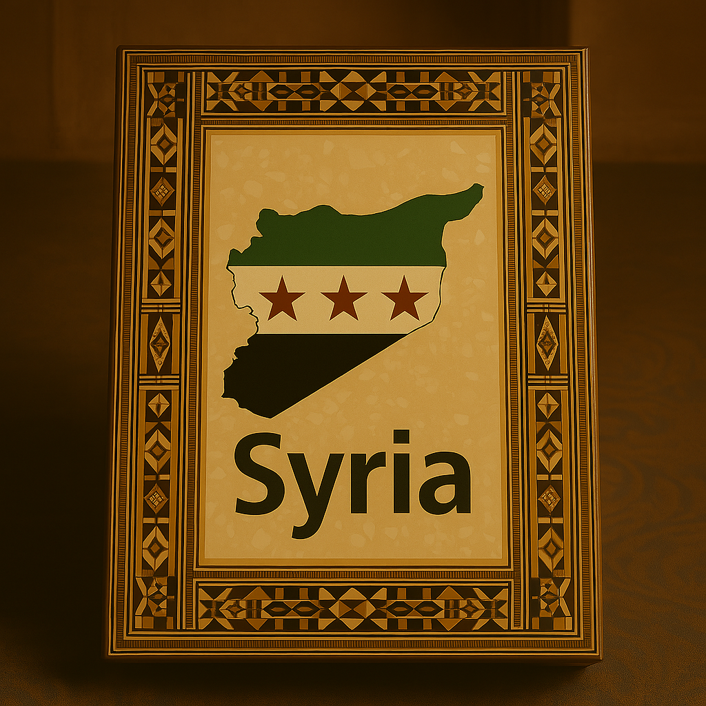 Syrian Handmade Wooden Jewelry Box