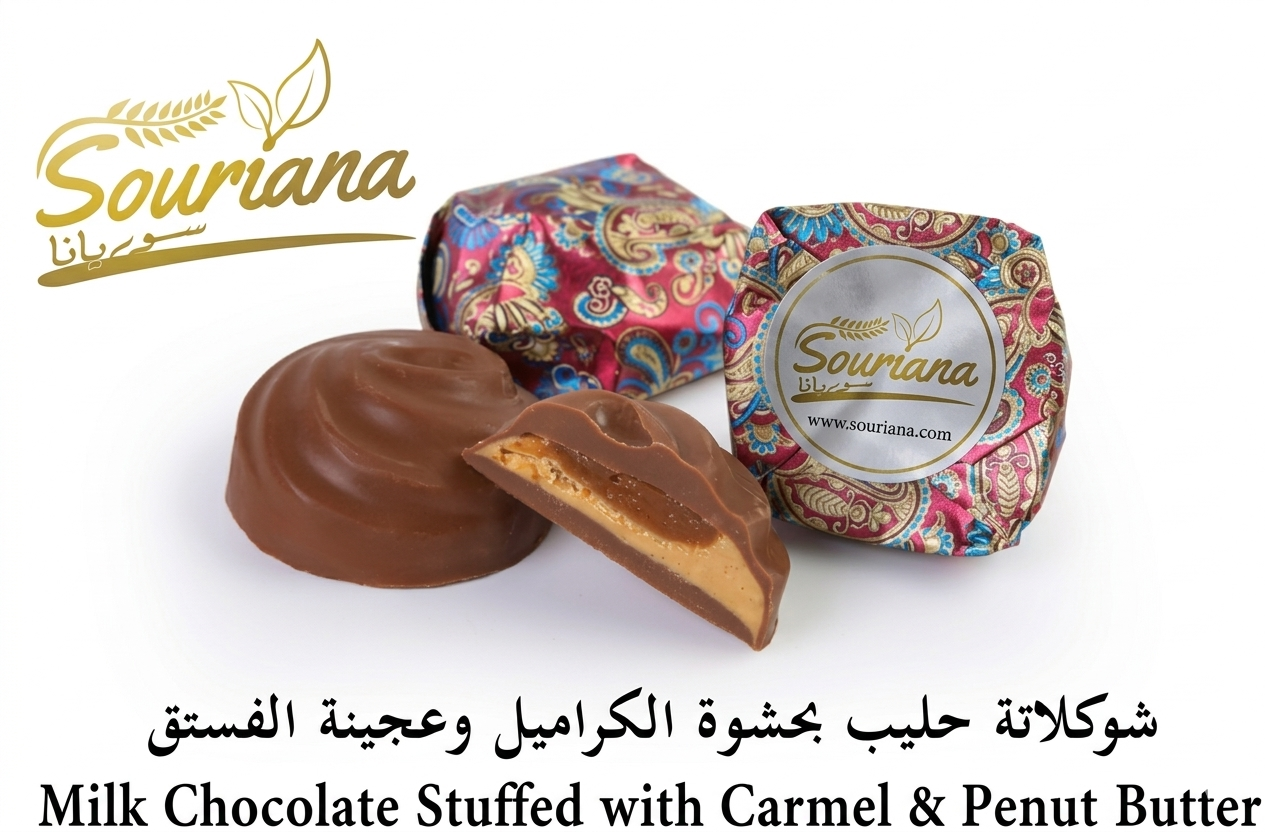 Milk Chocolate Stuffed with Carmel & Peanut Butter
