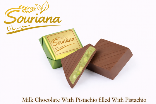 Milk Chocolate Filled with Pistachio