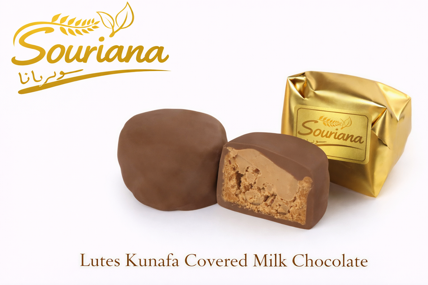 Lutes Kunafa Covered Milk Chocolate