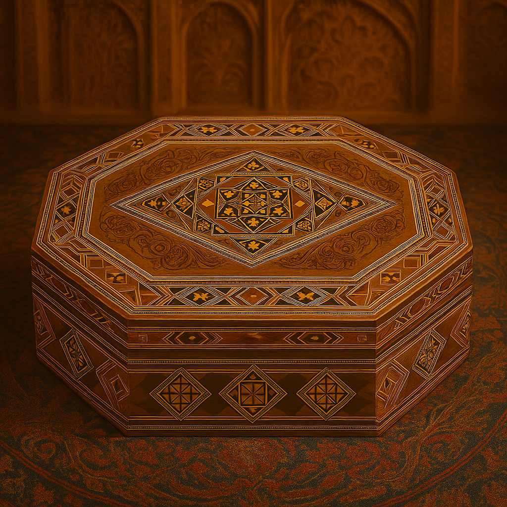 Syrian Handmade Wooden Jewelry Box