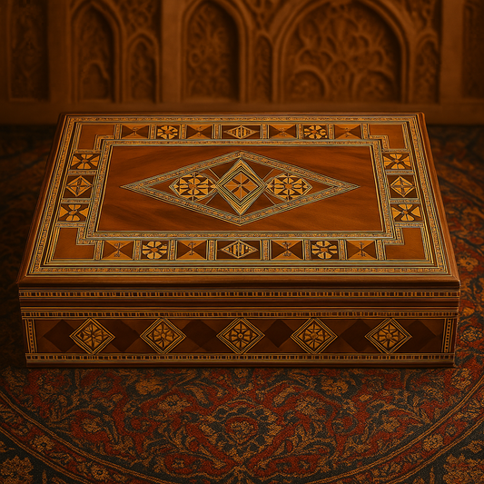 Syrian Handmade Wooden Jewelry Box