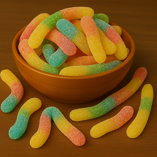 Halal Gummies - Sour Worms