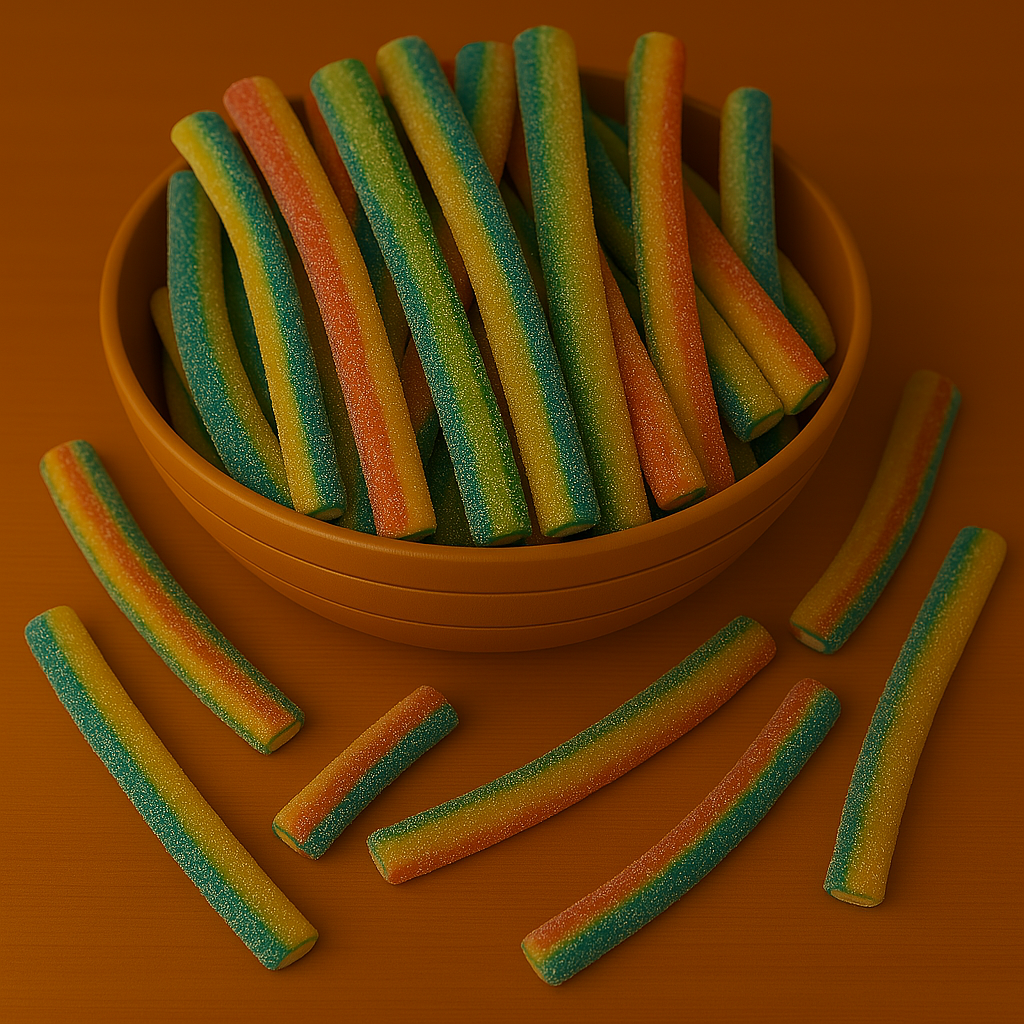 Halal Gummies - Sour Straws